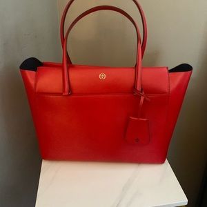 Red Tory Burch Tote